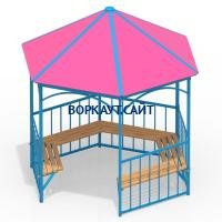 Беседка с лавками МАФ 4120 в Ямало-Ненецком АО