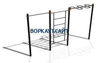Спортивный комплекс воркаут ВС-129 в Ямало-Ненецком АО
