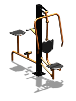 Уличный тренажер "Жим от груди Вело" УТ321 в Ямало-Ненецком АО