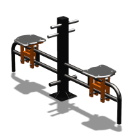 Уличный тренажер  "Каталка двойная"   УТ215 в Ямало-Ненецком АО