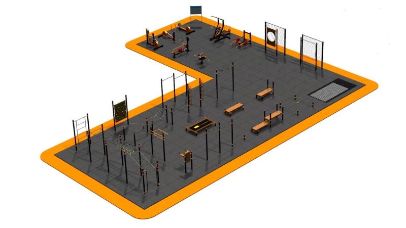 Дизайн проект спортплощадки Угловая в Ямало-Ненецком АО