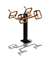 Уличный тренажер  "Штурвал двойной"  УТ201 в Ямало-Ненецком АО