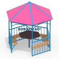 Беседка со столом и лавками МАФ 4121 в Ямало-Ненецком АО