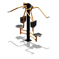 Уличный тренажер  "Верхняя тяга двойная"  УТ207 в Ямало-Ненецком АО