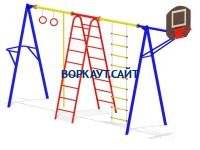 Гимнастический комплекс с баскетбольным щитом МАФ 3001 в Ямало-Ненецком АО