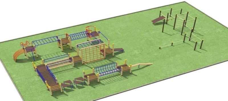 Проект спортплощадки с полосой препятствий - 1 178 100 рублей в Ямало-Ненецком АО