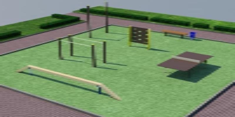 Проект спортплощадки мини спорт  в Ямало-Ненецком АО