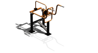 Силовой уличный тренажер  "Приседания"  УТ404 в Ямало-Ненецком АО
