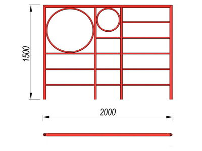 Шведская стенка с кольцами МАФ 3502 в Ямало-Ненецком АО