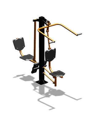 Уличный тренажер "Верхняя тяга Жим ногами" УТ322 в Ямало-Ненецком АО