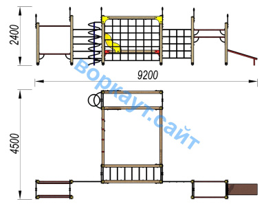 Детский спортивный комплекс ДСК 3102 в Ямало-Ненецком АО