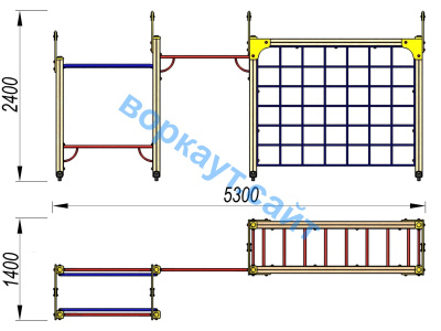 Детский спортивный комплекс Атлет ДСК 3106 в Ямало-Ненецком АО