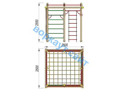 Детский спортивный комплекс ДСК 3110 в Ямало-Ненецком АО Детский спортивный комплекс ДСК 3110 в Ямало-Ненецком АО