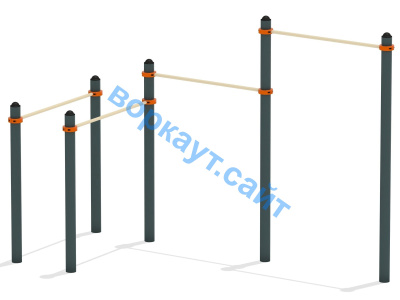 Турник двойной с брусьями ВС-17 в Ямало-Ненецком АО