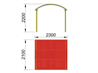 Навес судейский МАФ 4004 в Ямало-Ненецком АО