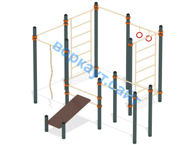 Спортивный комплекс воркаут ВС-47 в Ямало-Ненецком АО