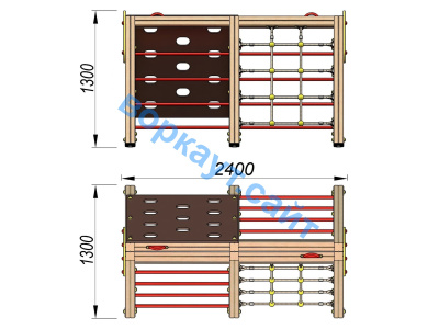 Детский спортивный комплекс ДСК 3203 в Ямало-Ненецком АО