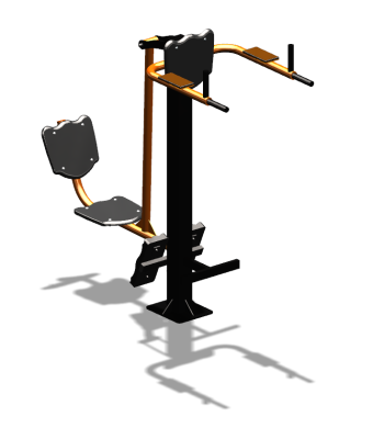 Уличный тренажер "Жим ногами Брусья Пресс" УТ329 в Ямало-Ненецком АО