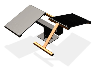 Уличный тренажер  "Скамья для пресса двойная"   УТ213 в Ямало-Ненецком АО