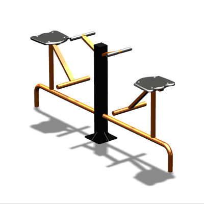 Уличный тренажер  "Твистер сидя двойной"   УТ216 в Ямало-Ненецком АО