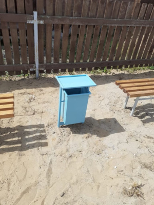 Урна с крышкой МАФ 1631 в Ямало-Ненецком АО