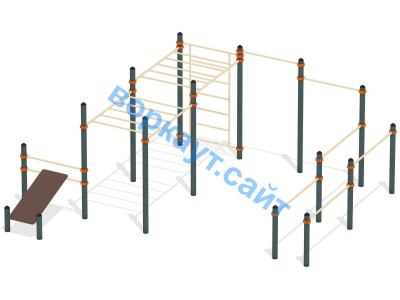 Спортивный комплекс воркаут ВС-50 в Ямало-Ненецком АО