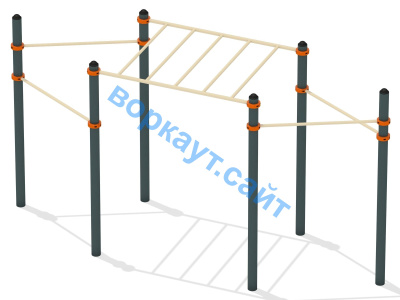 Турник разноуровневый с рукоходом ВС-26 в Ямало-Ненецком АО