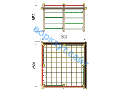 Детский спортивный комплекс ДСК 3109 в Ямало-Ненецком АО