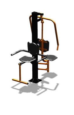 Уличный тренажер "Жим от груди Флекс" УТ324 в Ямало-Ненецком АО