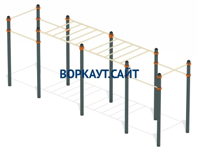 Воркаут рукоход с турниками ВС-23 в Ямало-Ненецком АО