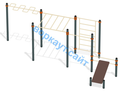 Спортивный комплекс воркаут ВС-45 в Ямало-Ненецком АО
