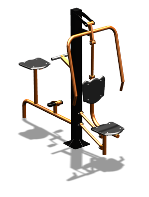 Уличный тренажер "Жим от груди Вело" УТ321 в Ямало-Ненецком АО