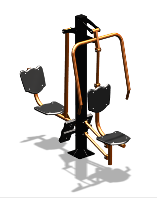Уличный тренажер "Жим от груди Жим ногами" УТ304 в Ямало-Ненецком АО