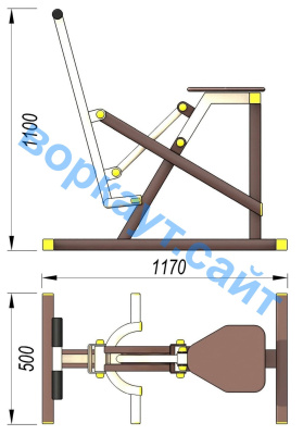 Уличный тренажер "Наездник " УТ 006 в Ямало-Ненецком АО Уличный тренажер "Наездник " УТ 006 в Ямало-Ненецком АО