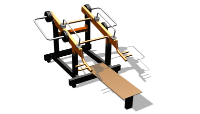 Силовой уличный тренажер  "Жим от груди"  УТ422 в Ямало-Ненецком АО