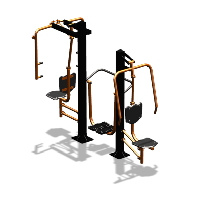 Уличный тренажер "Жим от себя Шагомер Баттерфляй" УТ303 в Ямало-Ненецком АО