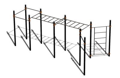 Спортивный комплекс воркаут ВС-118 в Ямало-Ненецком АО