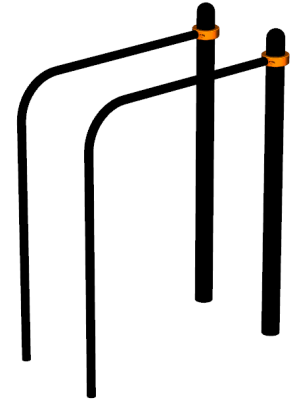 Воркаут брусья приставные ВС-39 в Ямало-Ненецком АО