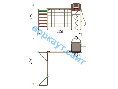 Детский спортивный комплекс ДСК 3112 в Ямало-Ненецком АО