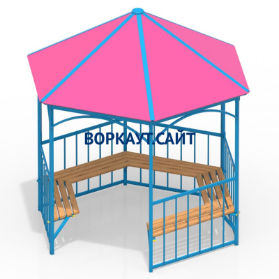 Беседка с лавками МАФ 4120 в Ямало-Ненецком АО