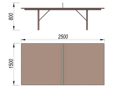 Теннисный стол МАФ 3517 в Ямало-Ненецком АО