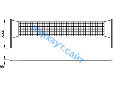 Волейбольные стойки СИО 3515 в Ямало-Ненецком АО