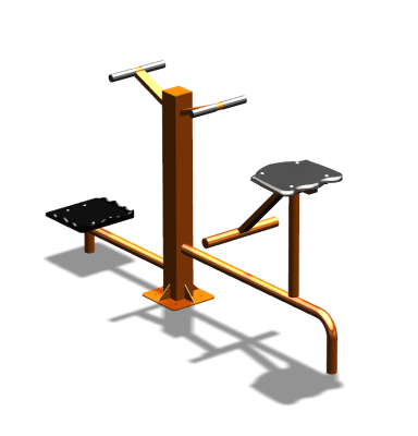 Уличный тренажер "Твистер стоя Твистер сидя" УТ323 в Ямало-Ненецком АО