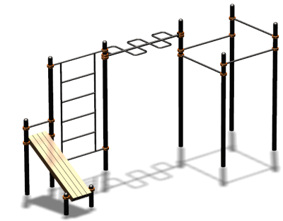 Спортивный комплекс воркаут ВС-74 в Ямало-Ненецком АО