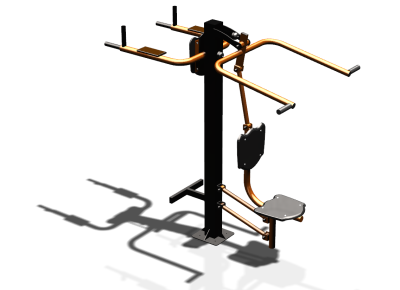 Уличный тренажер "Верхняя тяга Брусья Пресс" УТ339 в Ямало-Ненецком АО