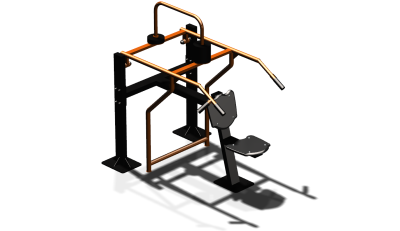 Силовой уличный тренажер  "Жим вверх сидя"  УТ403 в Ямало-Ненецком АО